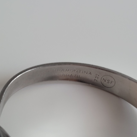 Tramontina Adjustable Fork Bracelet w/black stone - Picture 3 of 4